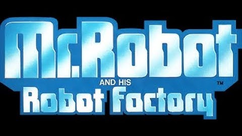 Atari 800 - Mr. Robot and His Robot Factory - Gameplay