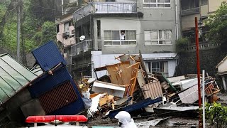 Húsz eltűntet keresnek a hatóságok a japán földcsuszamlások után