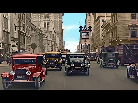 1920s - A Trip Around The World in Color  [60fps, Remastered] w/added sound