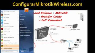 Como Configurar Balanceo-Mikrotik-ThunderCache Pro 6