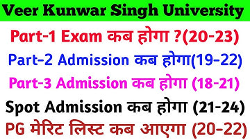 VKSU के स्नातक पार्ट -1/2/3 और PG सभी Students के लिए अति महत्त्वपूर्ण सूचना जारी | Vksu New Update