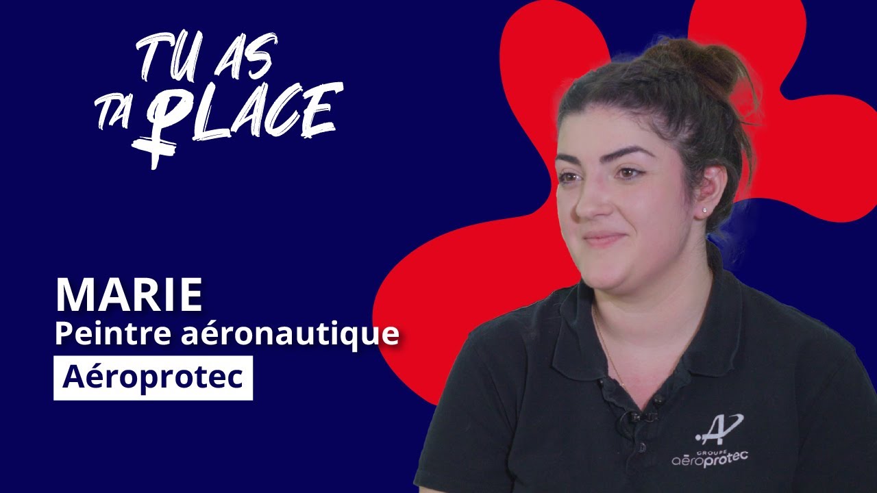 Tu as ta place - Marie, Peintre Aéronautique