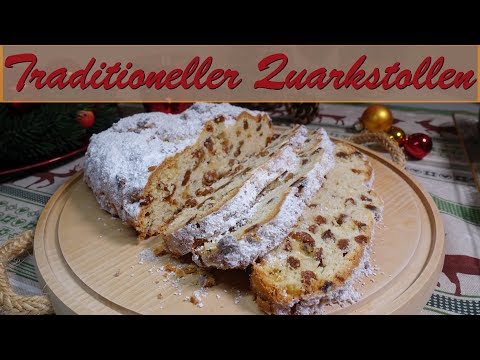 Traditioneller Quarkstollen