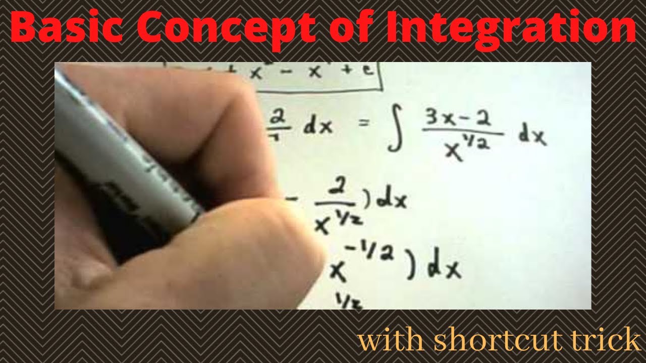 BASIC CONCEPT OF INTEGRATION with easily explained examples |MATHEMATICS