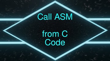 Use ASM in C Programs - Based Programming