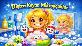 Diş Fırçalama Alışkanlığı Kazandıran Masal Dişten Kayan Mikropçuklar Neşeli Çocuk Masalları