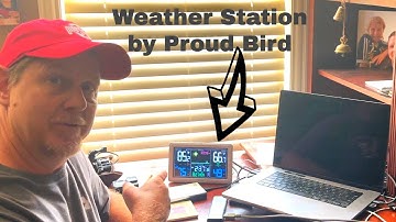 REVIEW: Proud Bird Weather Station,  Colorful Large Display Weather Stations with Atomic Clock