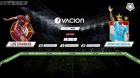 Los Chankas vs Sporting Cristal por RADIO OVACIÓN | LIGA 1 TE APUESTO