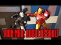 Iron Man - Rogue Assault Stop Motion Fight