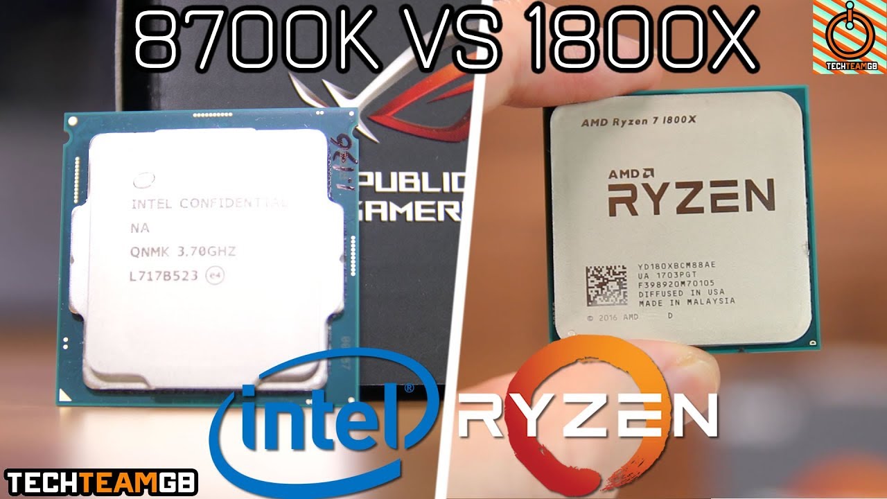 i7-8700K VS Ryzen 7 1800X Showdown | Which is best?