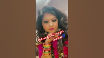 Get ready with me for dandiya night #grwm #dandiya #navratri #navratrispecial #ashortaday #dressup