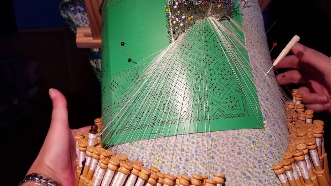 Cómo colocar los bolillos en la almohadilla