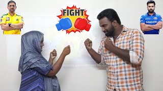 CSK vs MI | Me vs My Wife | ameer vs ameera | AK Vlogs