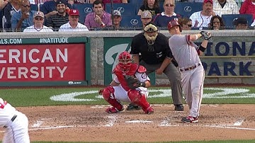 ARI@WSH: Hill ties game with two-run homer in sixth