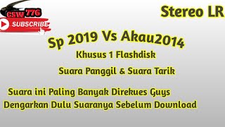 SP TERBAIK 2019 STEREO INAP AKAU2014 - SUARA PANGGIL TERBUKTI MAMPU MENGINAPKAN BURUNG WALET
