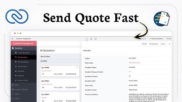 How to Send a Quote using Zoho CRM (Quote Sending Guide)