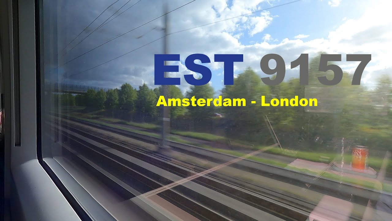 Eurostar von Amsterdam nach London: Mitfahrt im Velaro e320 | EST 9157