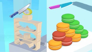 Almost Cut vs Slice Master - Very Satisfying and Relaxing ASMR Slicing Game