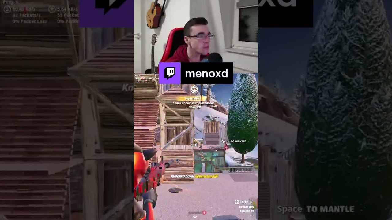 Sniping in Fortnite without scope 