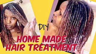 HOMEMADE MAYONNAISE TREATMENT ON LOCS||4C NATURAL HAIR TREATMENT ||DIY NATURAL TREATMENT