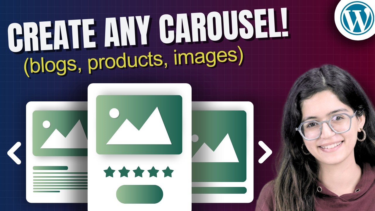 Responsive WordPress Carousel for Images, Posts, Products (2025) - YouTube