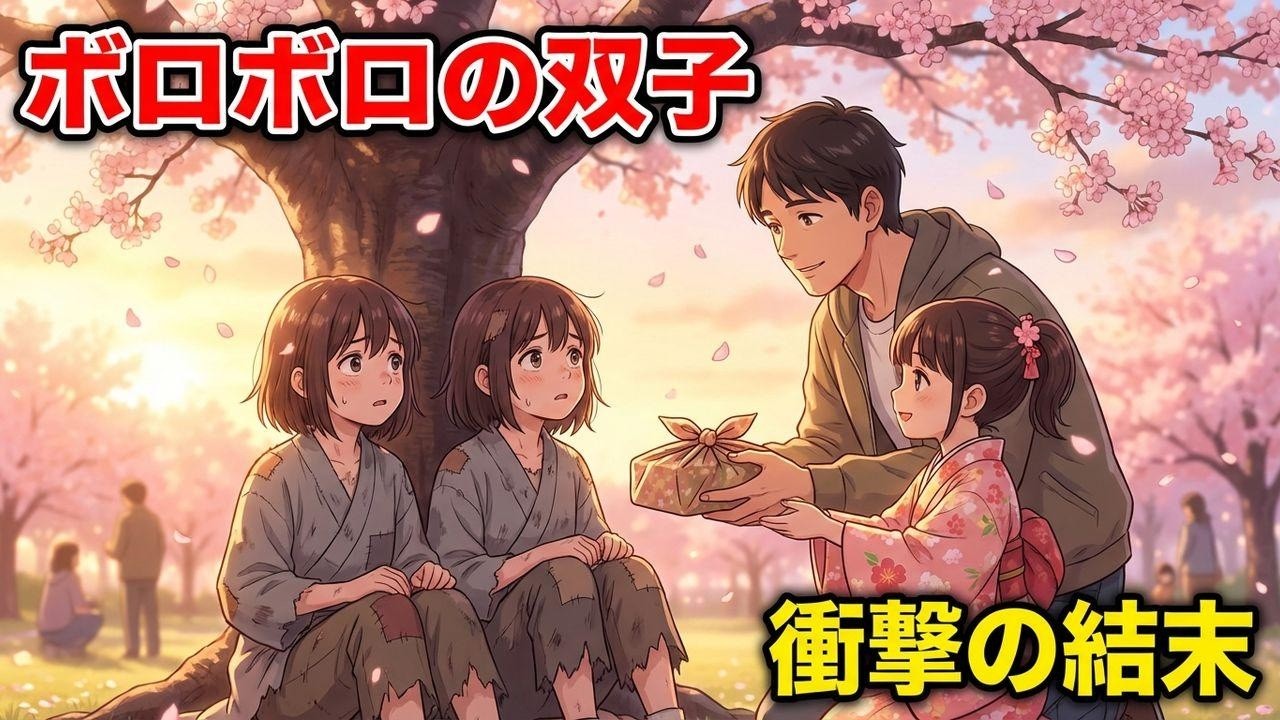 桜の下にいたボロボロの双子をBBQに誘った結果…1年後、奇跡が起きた。
