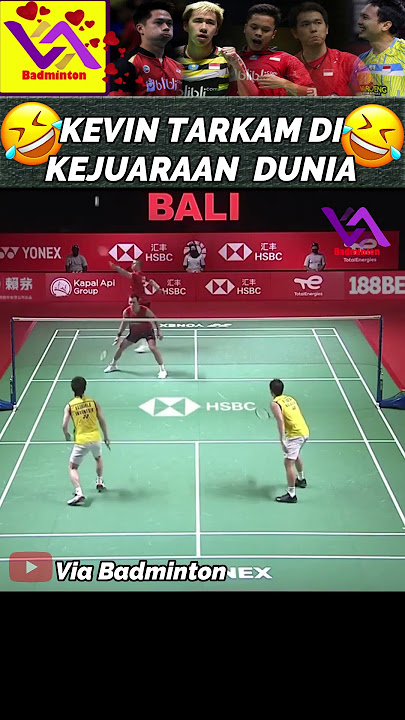 Kevin Sanjaya main tarkam di kejuaraan dunia #badminton #bwf