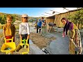 🔨❤️Building the Front Platform of the Black Tent | Ali, Fatemeh, and the Kids Work Together 🏕️❤️