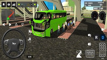 Euro Bus Driving Game Public Transportation 2025 Indonesia Bus Simulator New Android Gameplay 