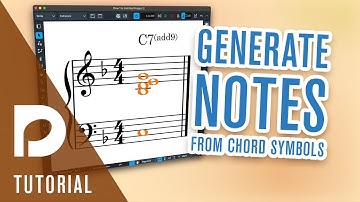 Generate Notes from Chord Symbols | Dorico Pro 4.3
