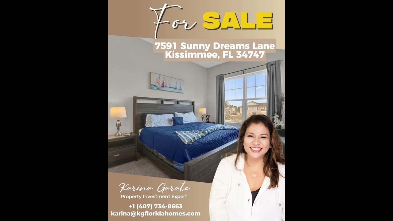 For sale: 7591 Sunny Dreams LaneKissimmee, FL 34747