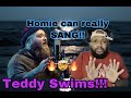 FIRST TIME HEARING : TEDDY SWIMS - LET ME LOVE YOU (MARIO COVER) | BROTHA GOT SERIOUS TALENT!!