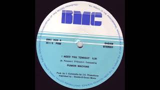 punkin machine - i need you tonight 1982 Resimi