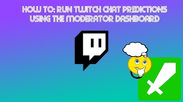💢 HOW TO 💢  Run Predictions in Twitch Chat from the Moderator Dashboard 💢