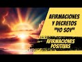 ✨ AFIRMACIONES Positivas YO SOY y DECRETOS YO SOY