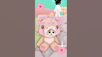 Color codes from my previous video! #adoptme #playadoptme #adoptmeroblox #robloxadoptme #roblox