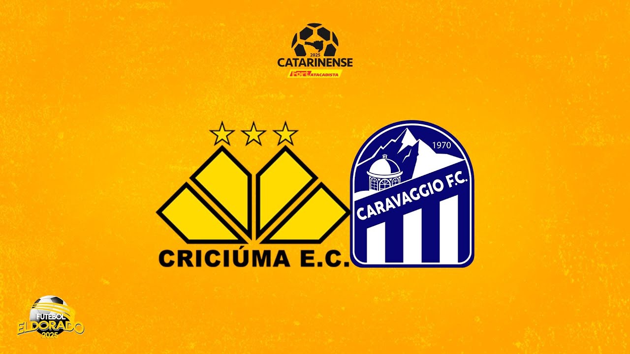 CRICIÚMA X CARAVAGGIO - JORNADA ESPORTIVA - CAMPEONATO CATARINENSE ...