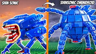 LEGO Shin Sonic Cursed Evolution Transformed into Shin Omnidroid! | Space Bricks