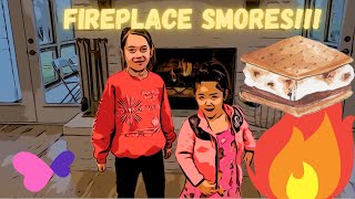 Making Smores Inside!