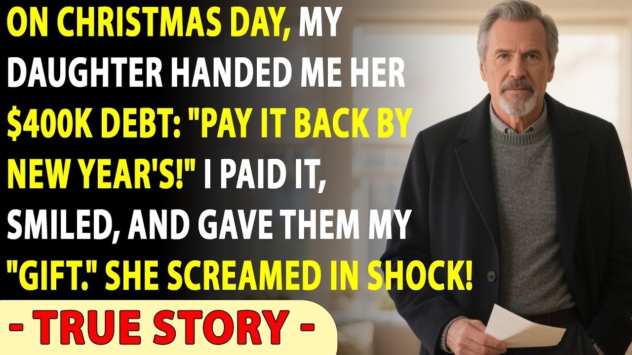 Pay Our Debt!  My Daughter Demanded On Christmas, But My Response Made Her Cry