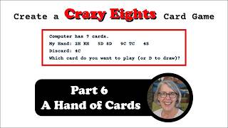 Create a Crazy Eights Card Game: TG16.6 Hand