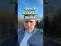 Quick Mindset Reset. If your head feels noisy, flat, or stuck - try this.