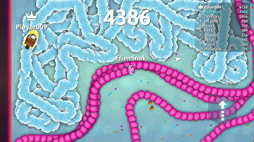 Squeezing The Biggest Snake For 9 Minutes In The Corner / Snake.io