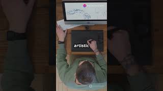 Digital Art process #arttheory #digitalart #art #shorts #beginnerscourse #digitalwork #facts
