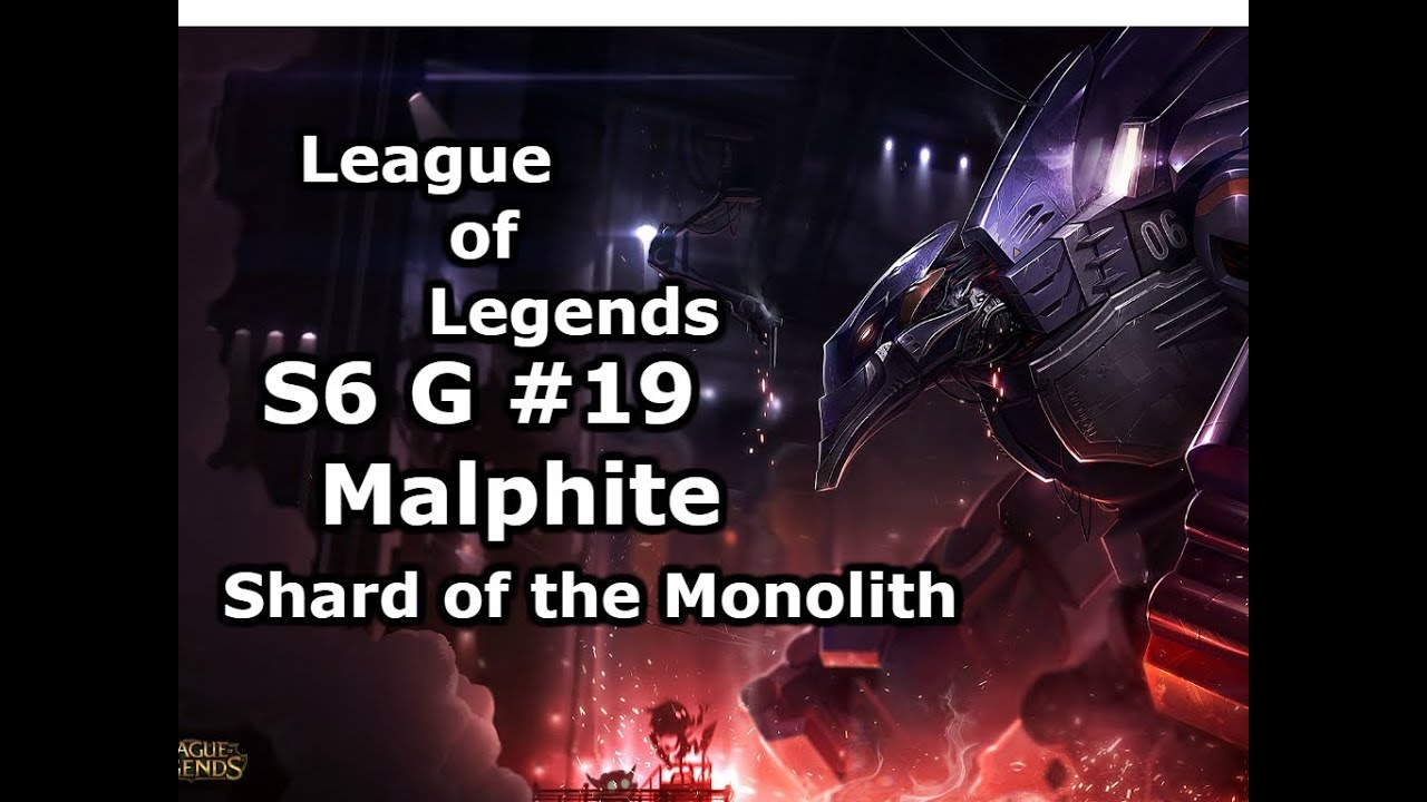 S6 Normal #19 - Malphite (Ze3nT, Popo, Econt & magicfishy)