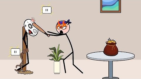 Thief Puzzle (WEEGOON) Level 251- 260 Android Gameplay Walkthrough-Funny Stickman Brain Puzzle Game