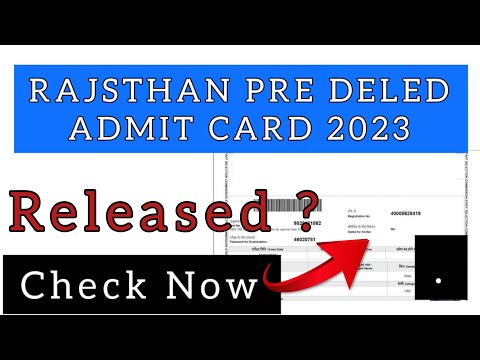 rajasthan bstc admit card 2023 | raj bstc admit card 2023 kaise dekhein