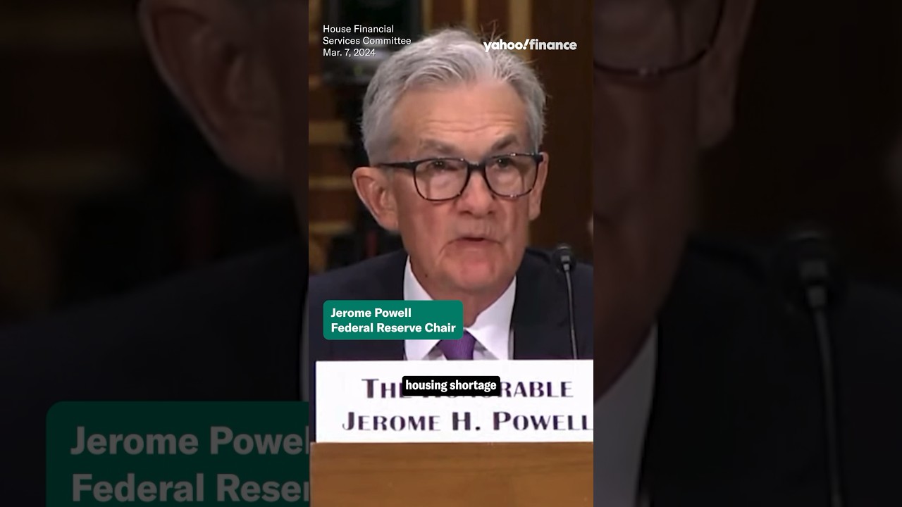 Powell signals continued housing inflation and shortages. #shorts