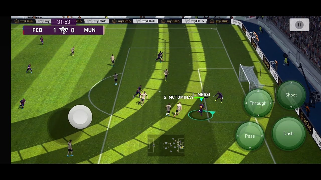 PES 2020 MOBILE highest graphics 60fps gameplay & a BONUS BLACK BALL