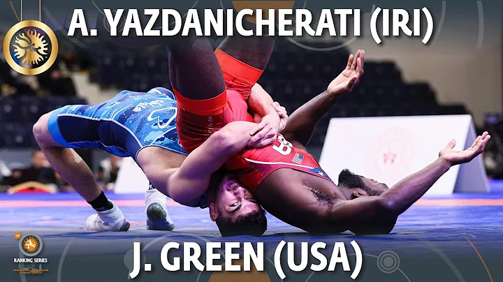 GOLD FS - 70 kg: J. GREEN (USA) v. A. YAZDANICHERA (IRI)